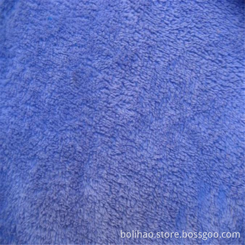 Solid Coral Velvet Fleece Fabric